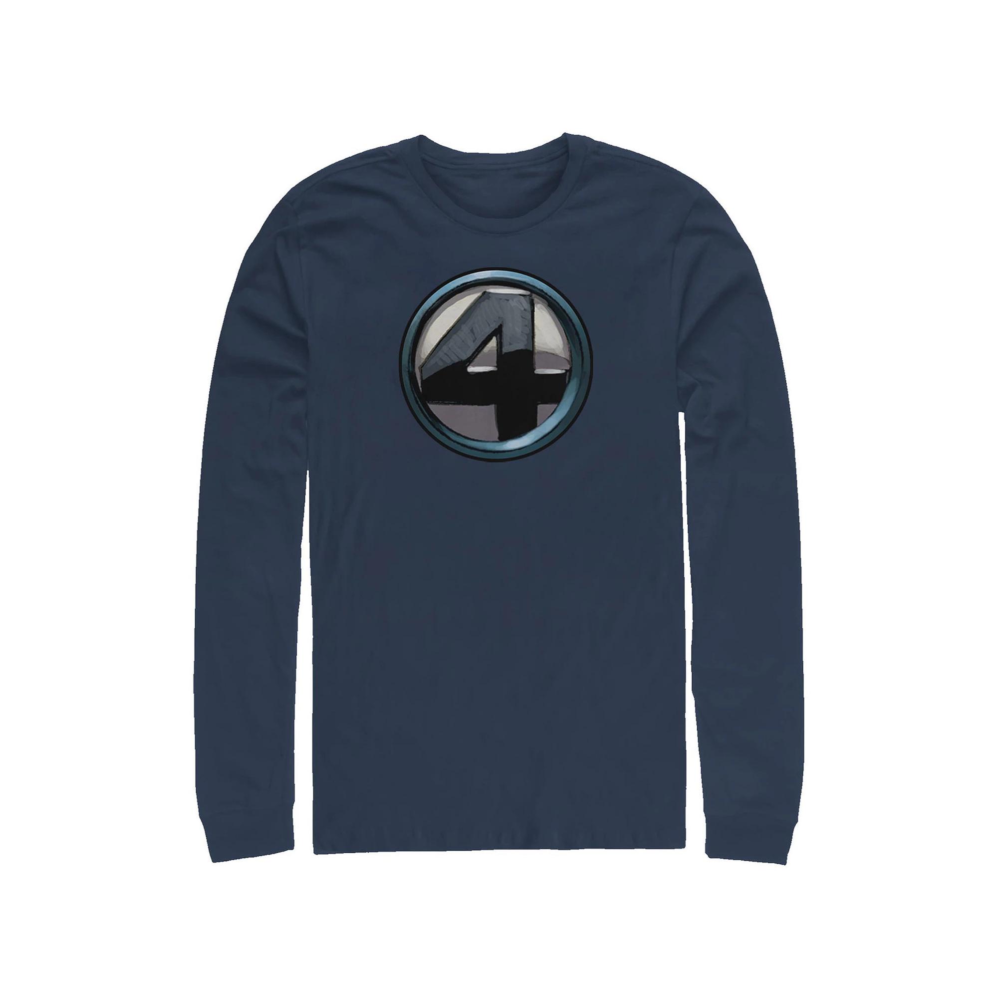 Men's Marvel Fantastic Four Costume Long Sleeve Graphic Tee,  Product Image