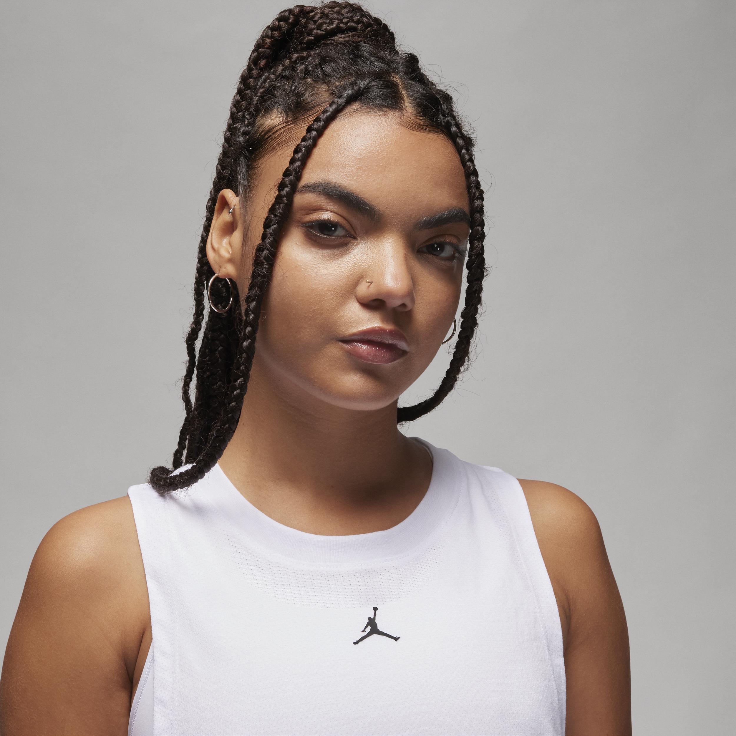 Jordan Womens Jordan Sport Diamond Tank - Womens White Product Image