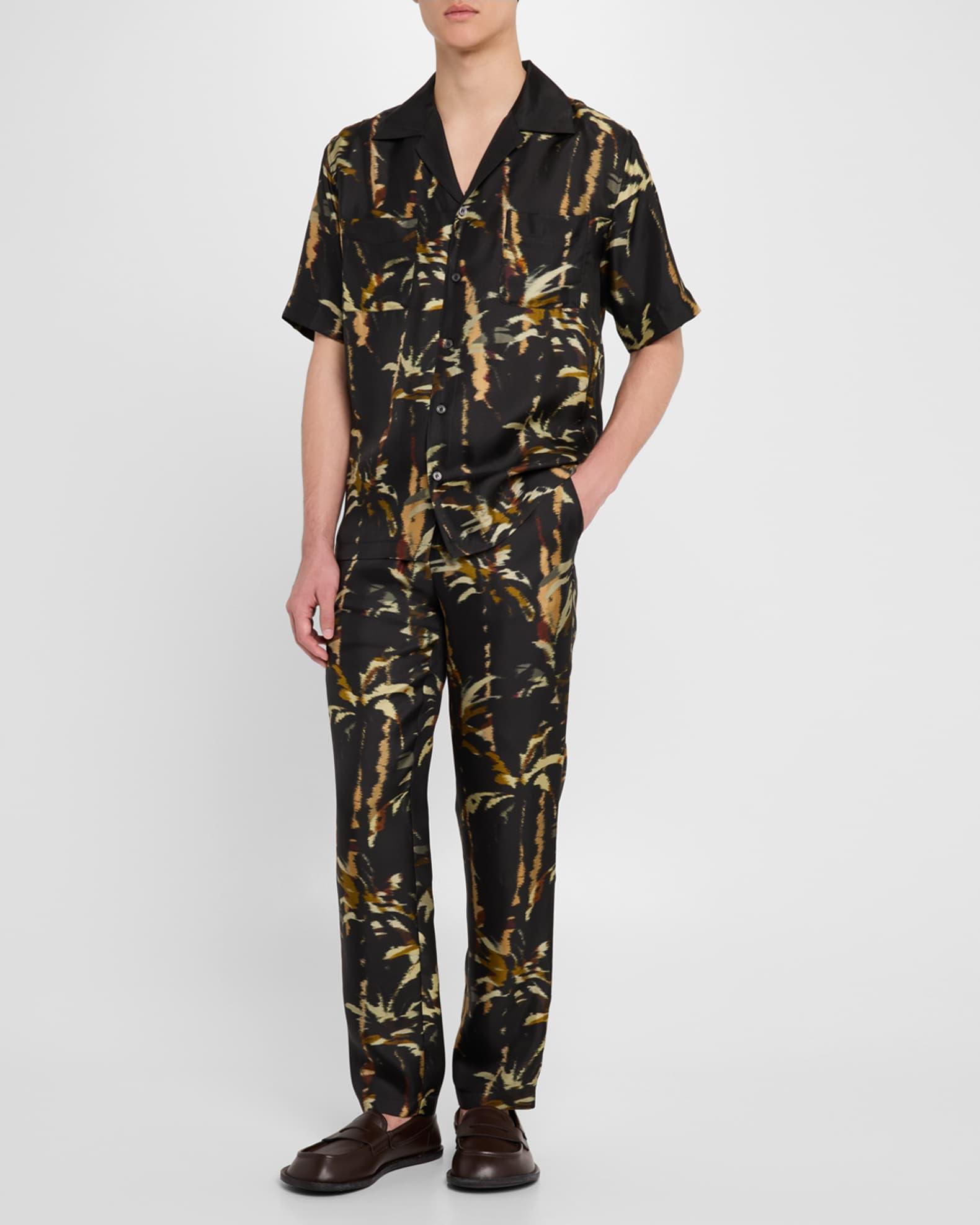 Men's Leather Moc-Toe Penny Loafers Product Image