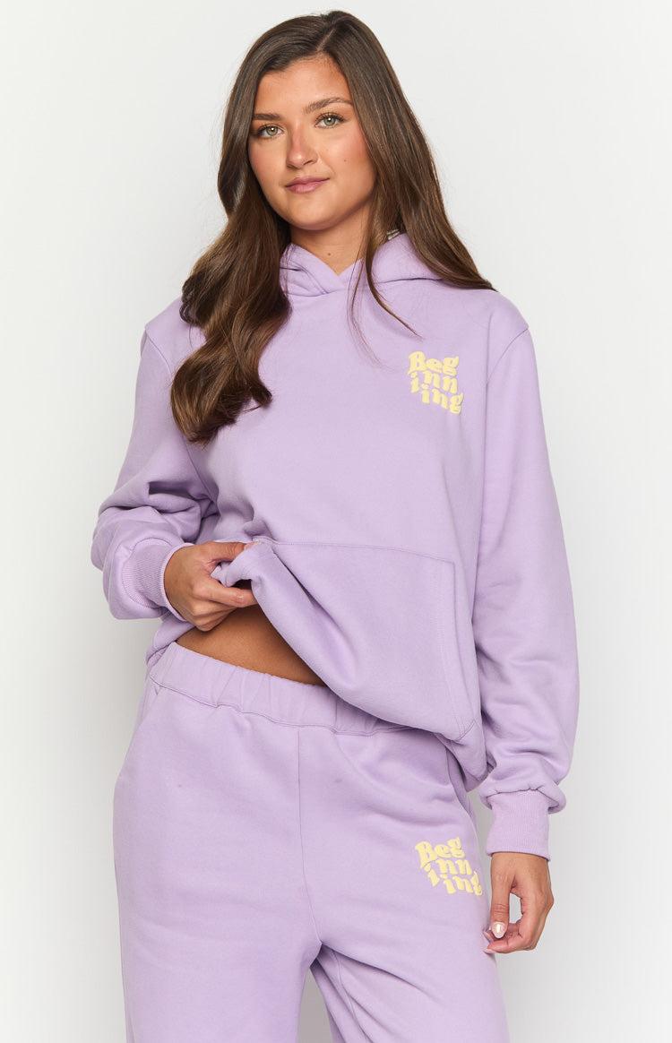 Beginning Purple Snuggle Bubble Hoodie Product Image