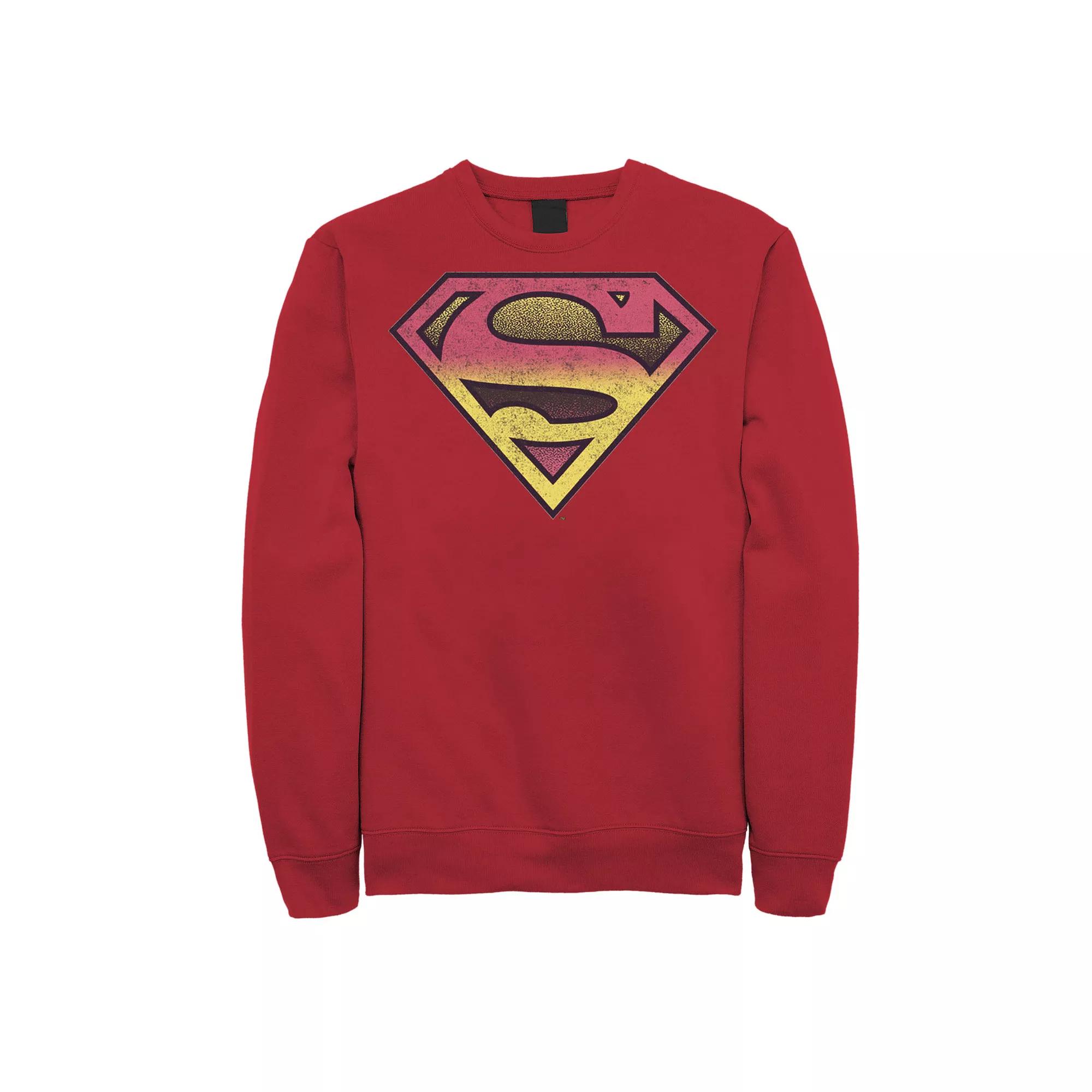 Men's DC Comics Justice League Tie Dye Logo Fleece Sweatshirt,  Product Image