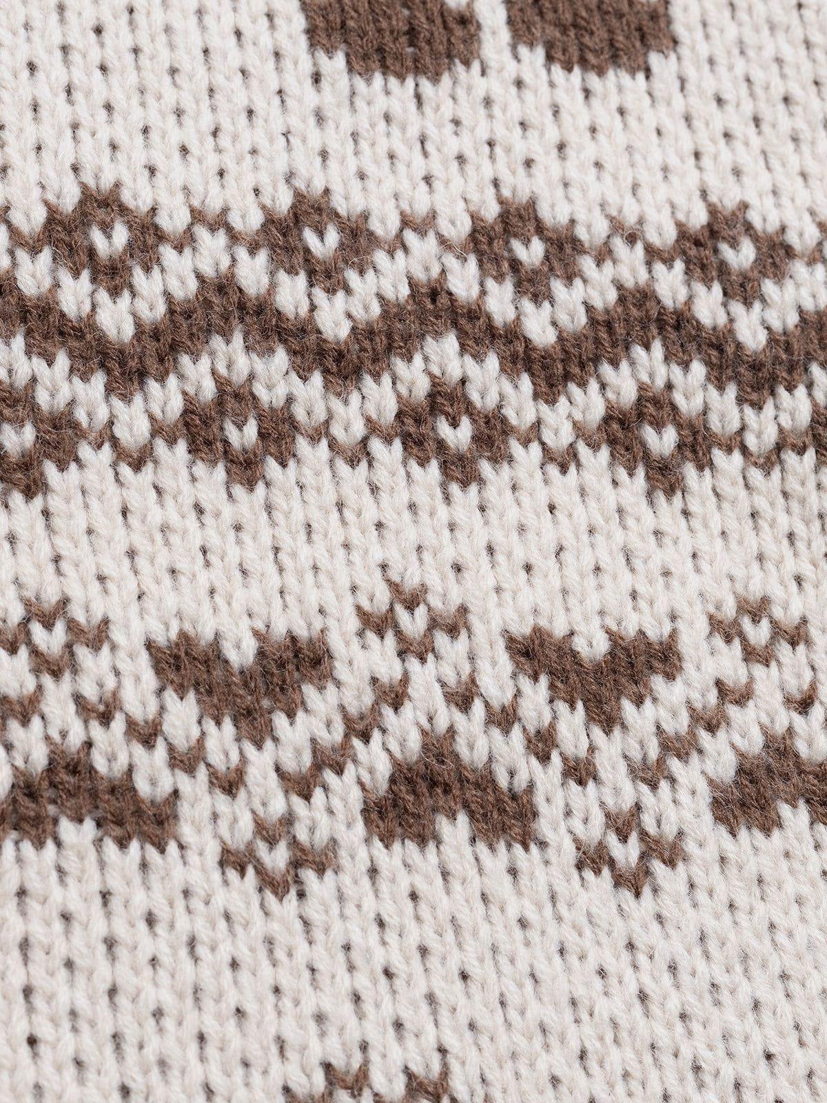 Aelfric Eden Cherry Fair Isle Zip Up Cardigan Female Product Image