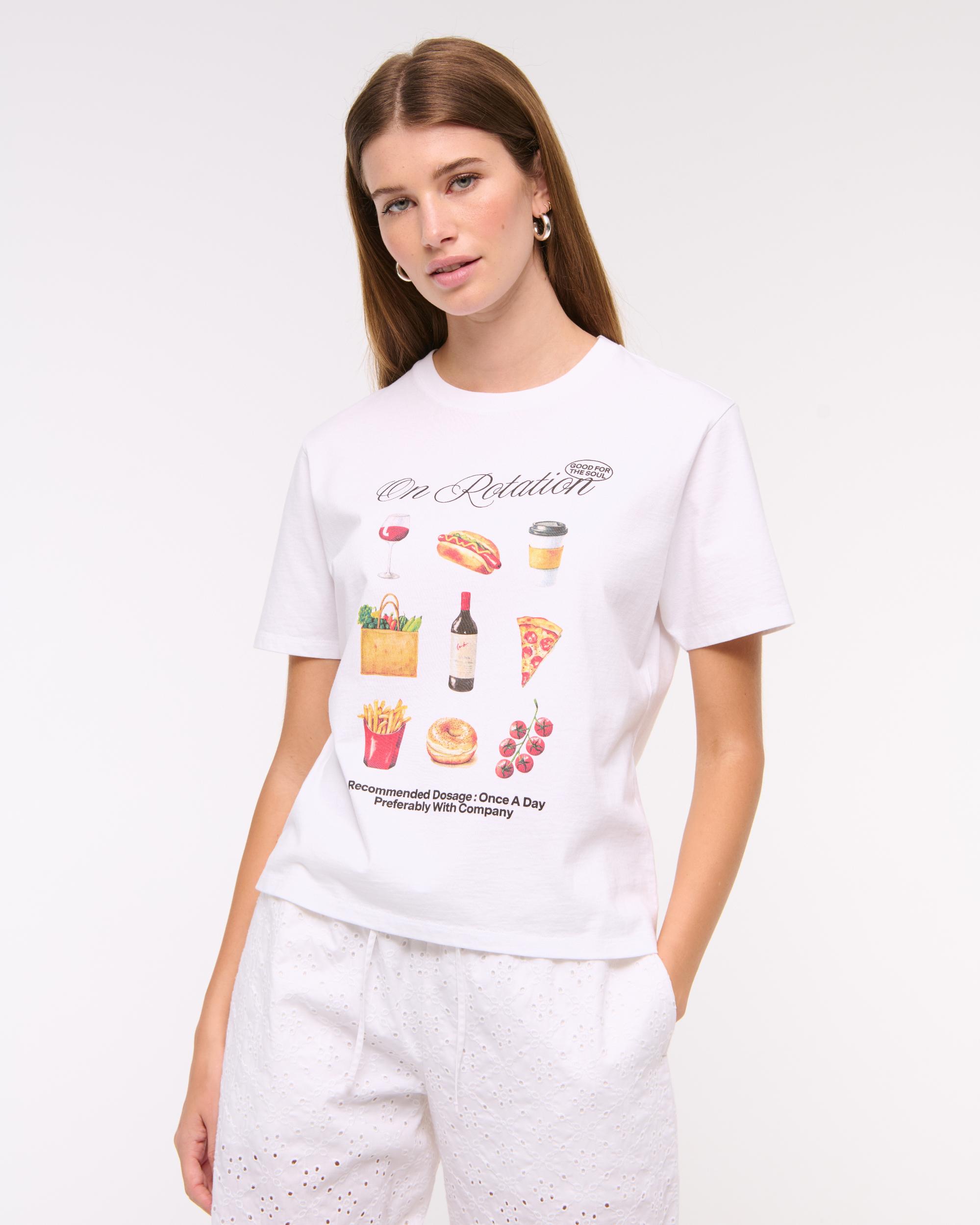 Short-Sleeve Food Graphic Relaxed Tee Product Image
