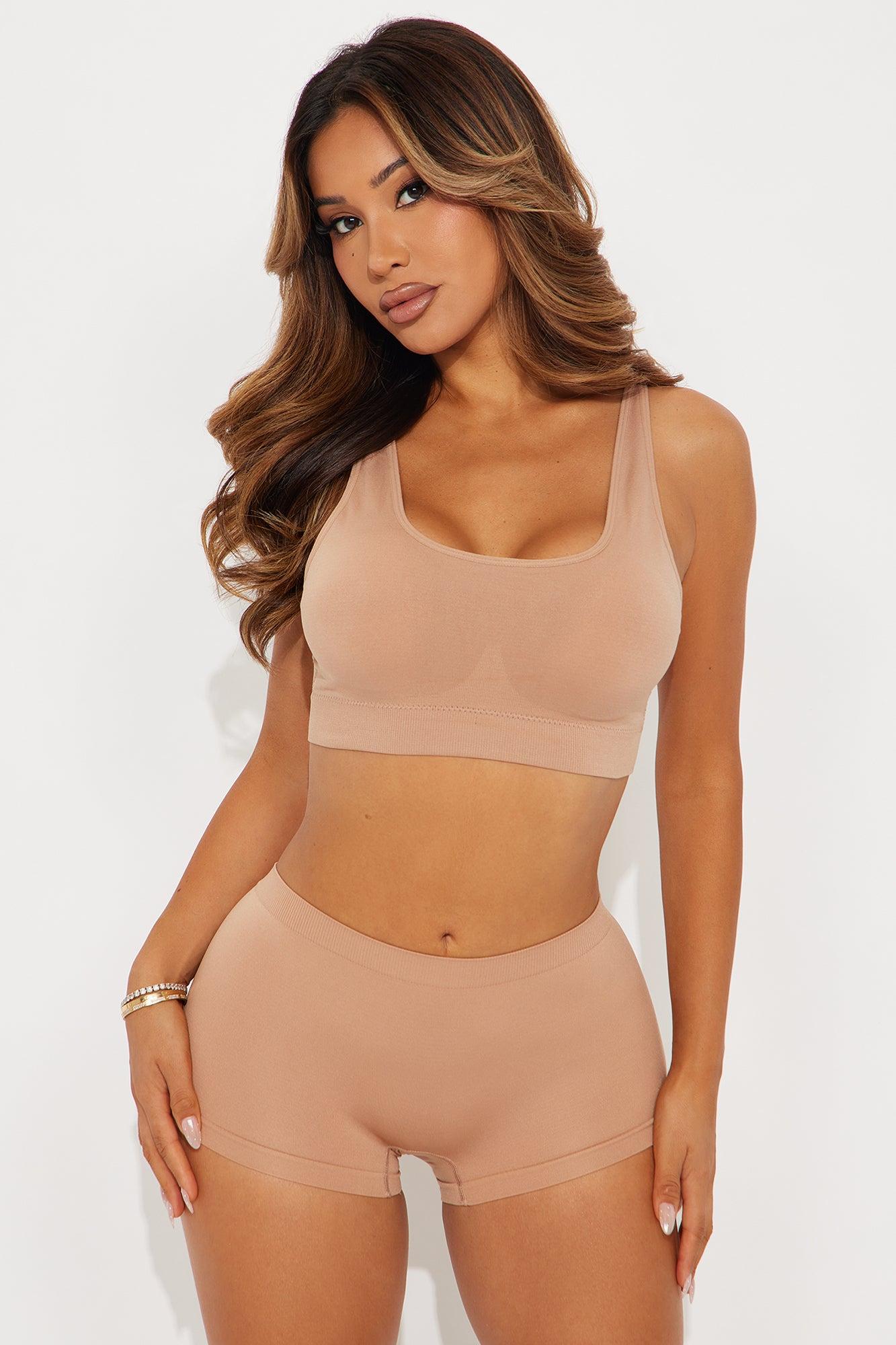 Smooth And Ready Seamless Classic Boyshort Panty - Taupe Female Product Image