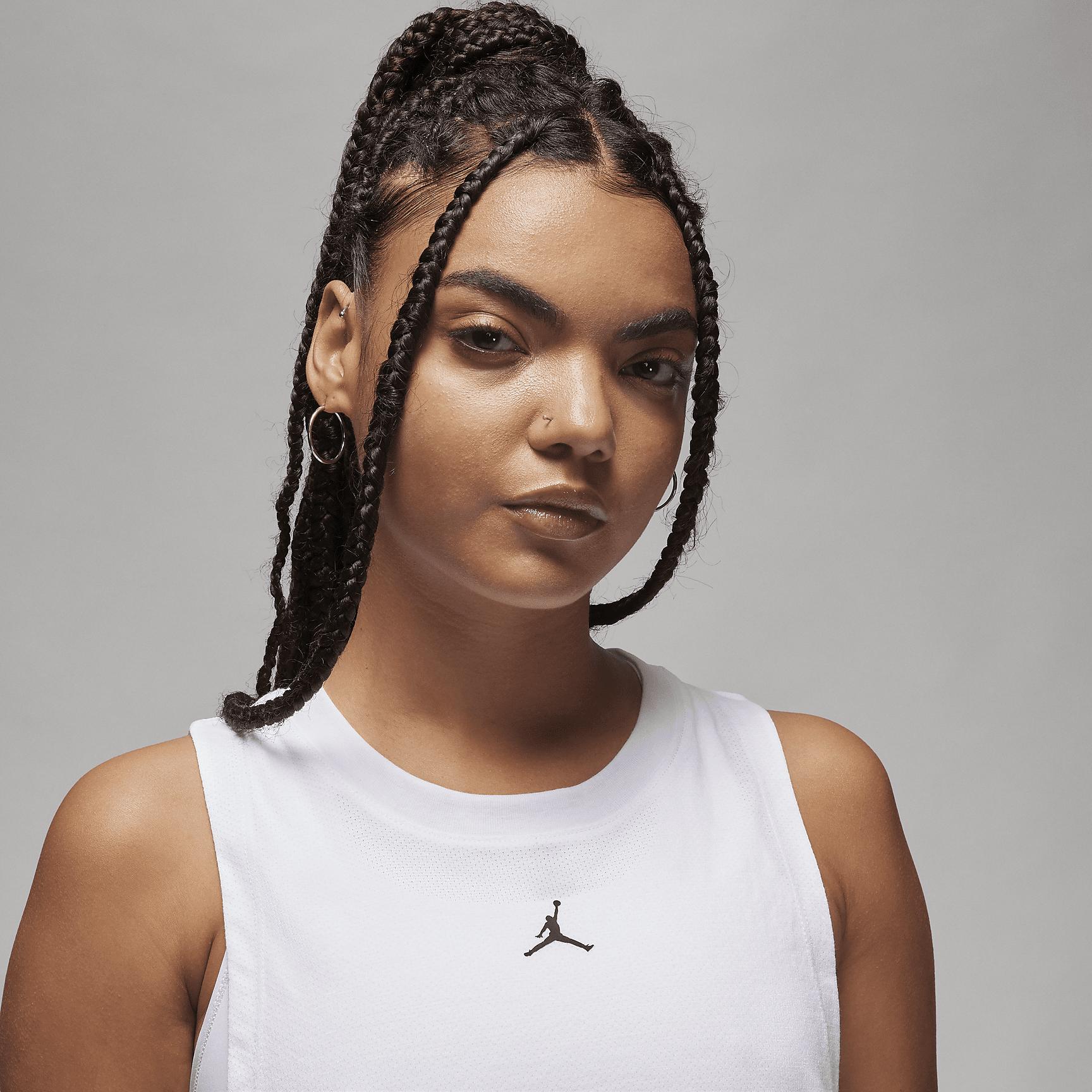 Jordan Womens Jordan Sport Diamond Tank - Womens White Product Image