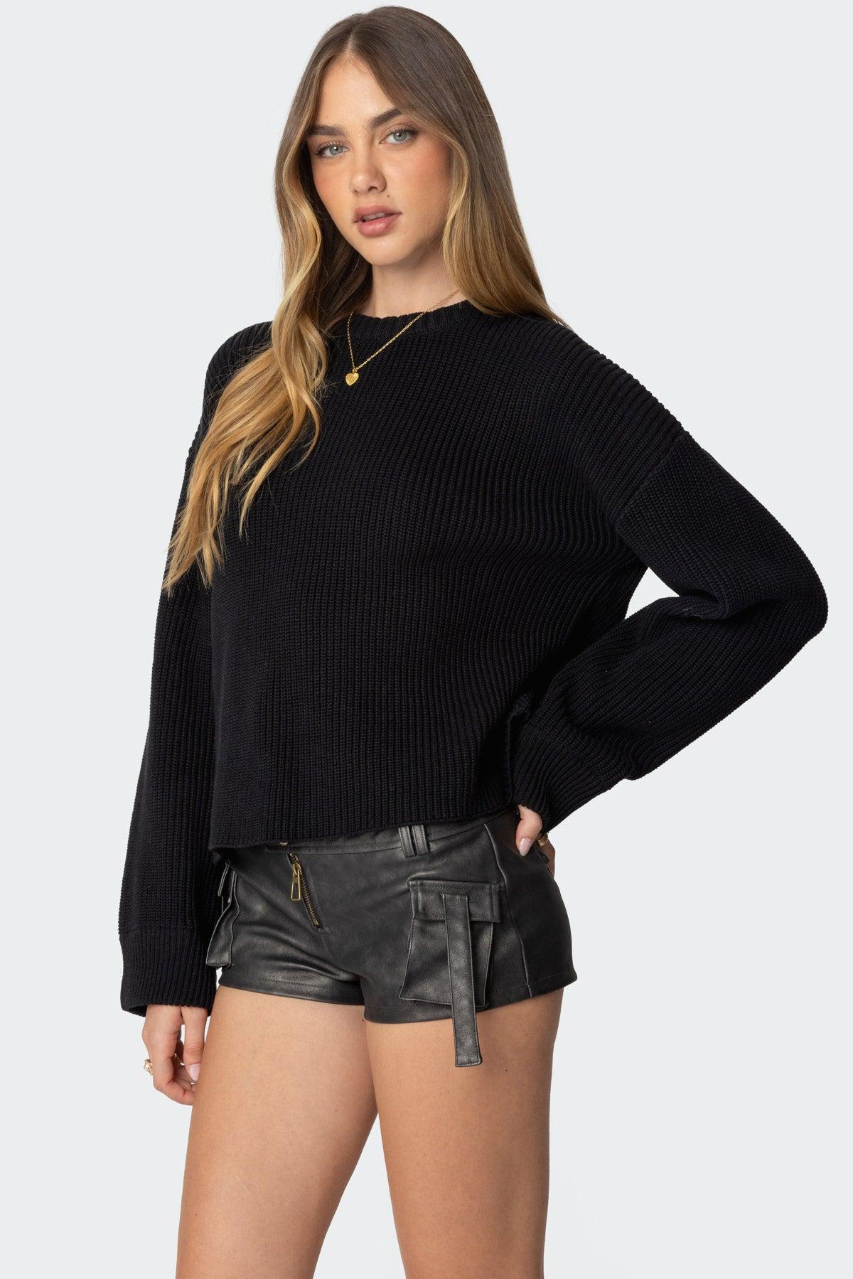 Marleen Oversized Knit Sweater Product Image