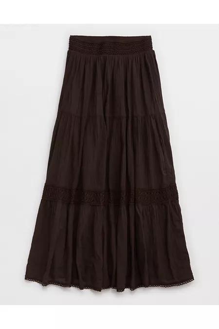 Aerie Crochet The Day Maxi Skirt Women's Product Image