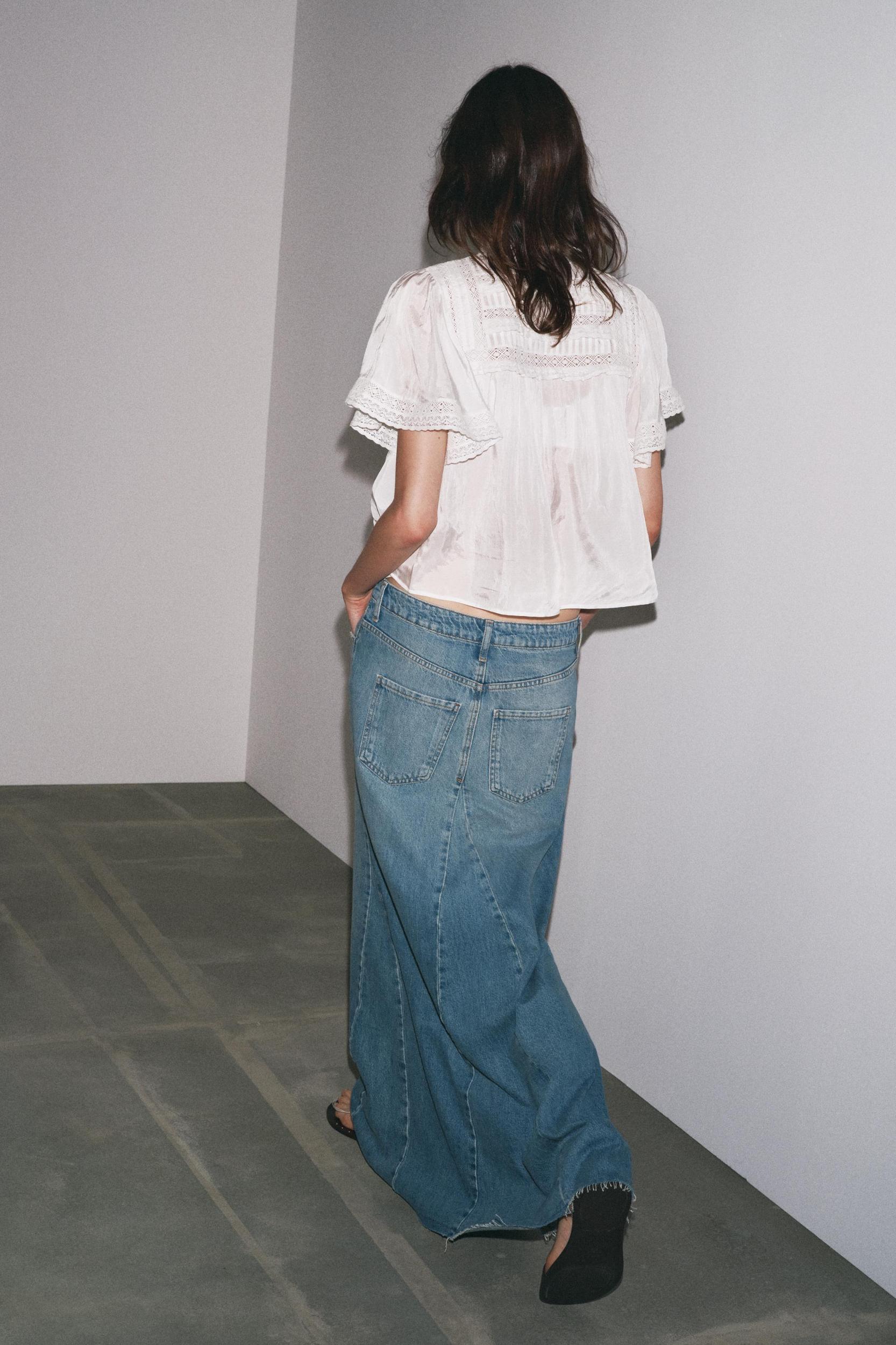 ZW COLLECTION DENIM SKIRT Product Image