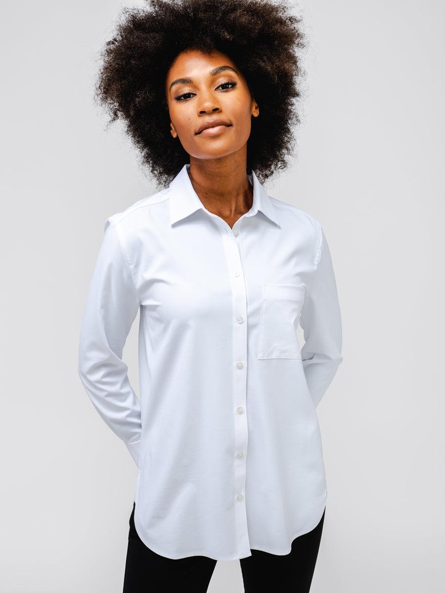 Women's AeroZero Relaxed Shirt - White Female Product Image