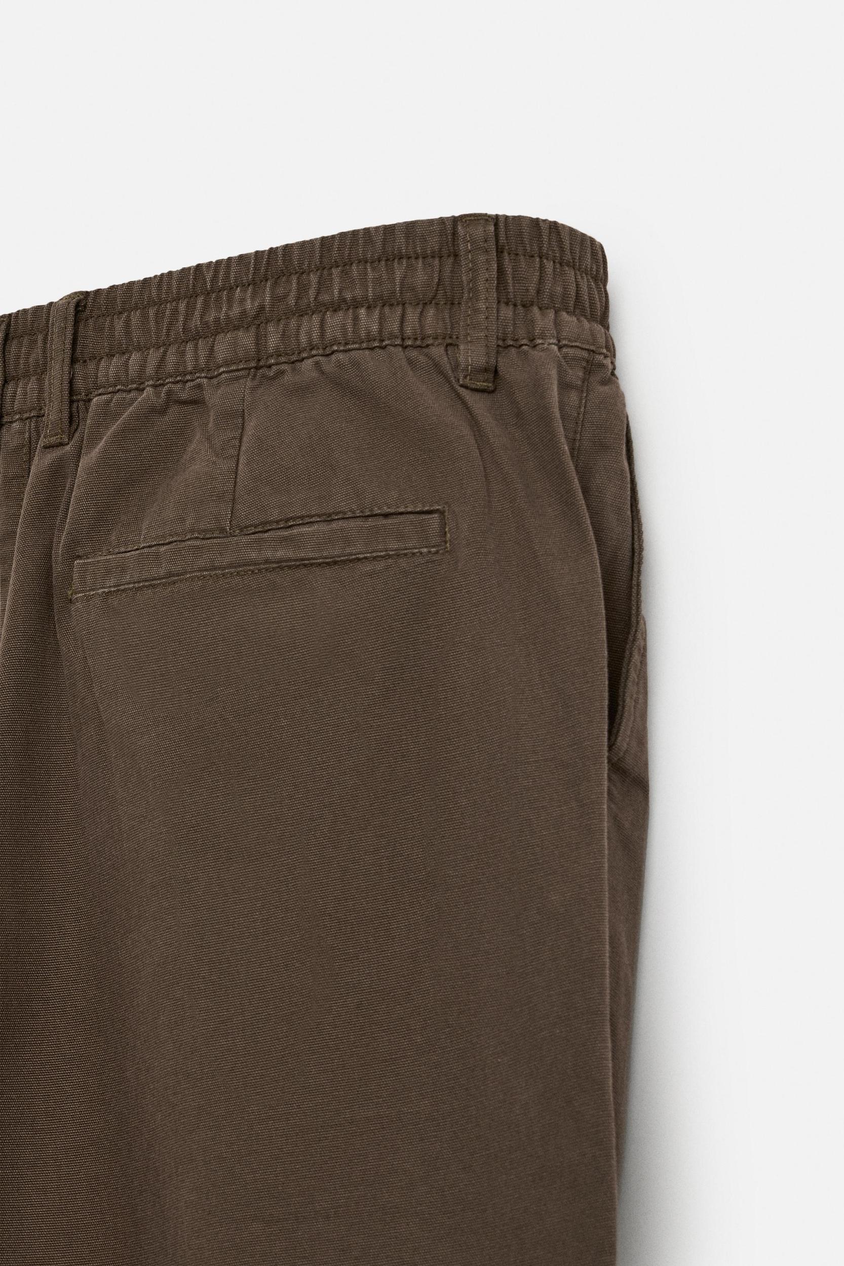 WASHED CANVAS PANTS Product Image