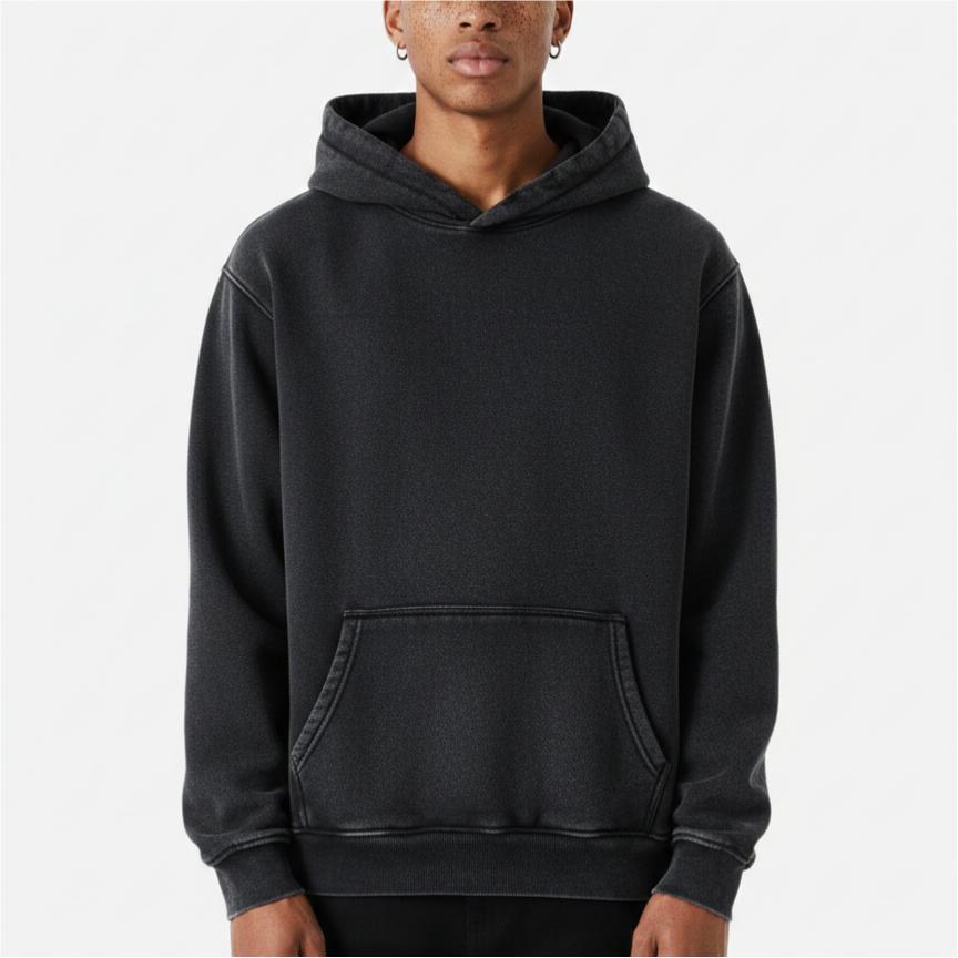 Sopula Vintage Essential Washed Pullover Hoodies Product Image