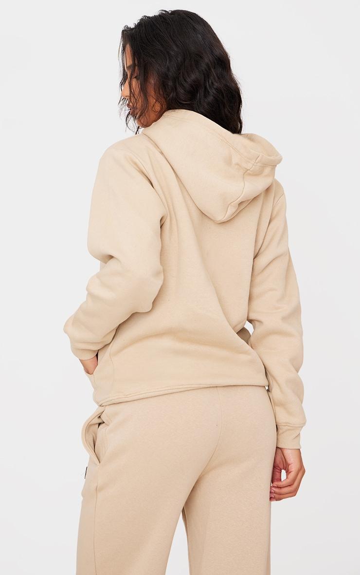 Sand Oversized Fit Sweat Hoodie Product Image