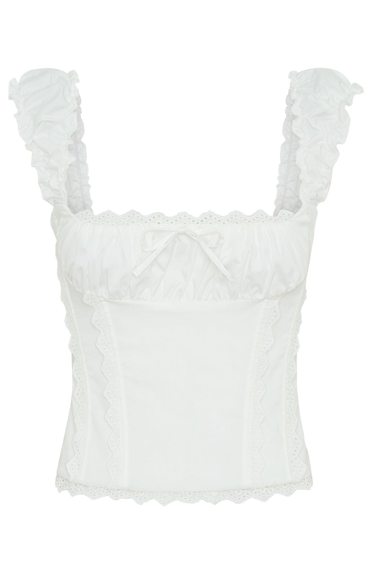 Coconut Oasis Top White Product Image