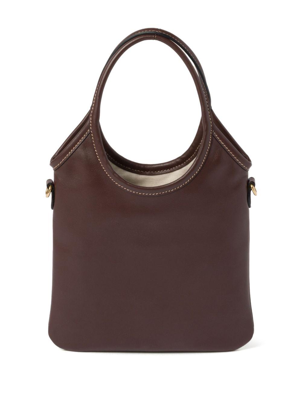 Ivy leather tote bag  Product Image