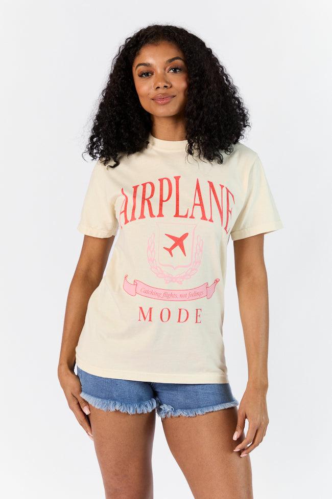 Airplane Mode Ivory Graphic Tee Product Image