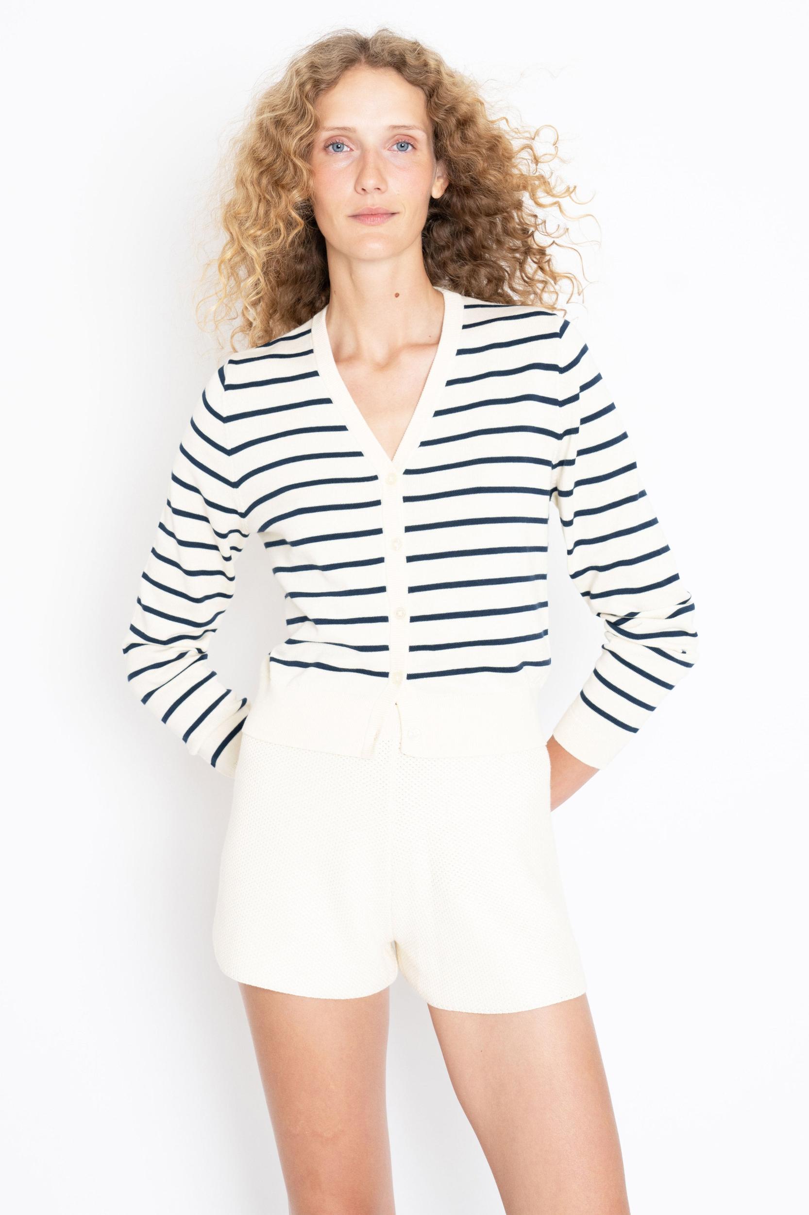 The Clove - Cream/Navy Female Product Image