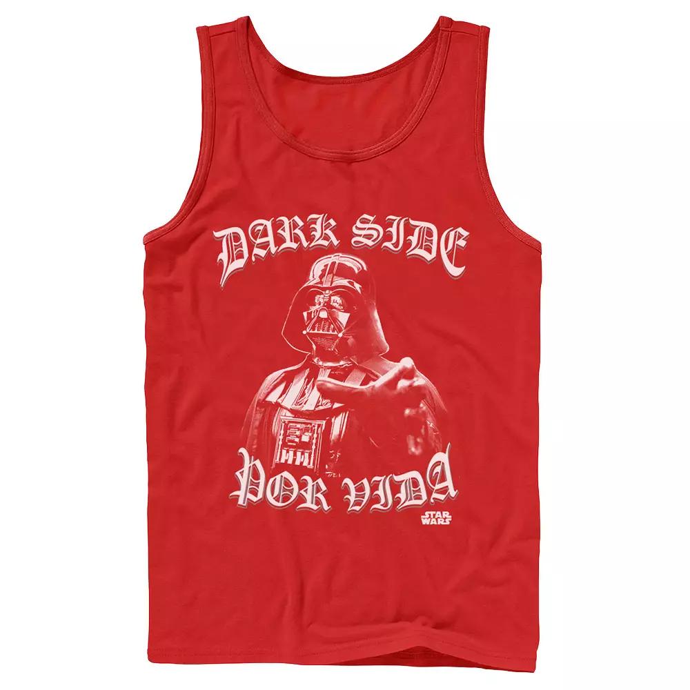 Men's Gonzales Darth Vader Dark Side Por Vida Portrait Tank Top,  Product Image