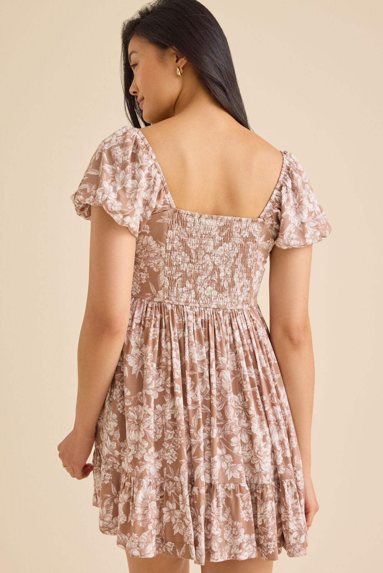 Collie Floral Mini Dress Product Image
