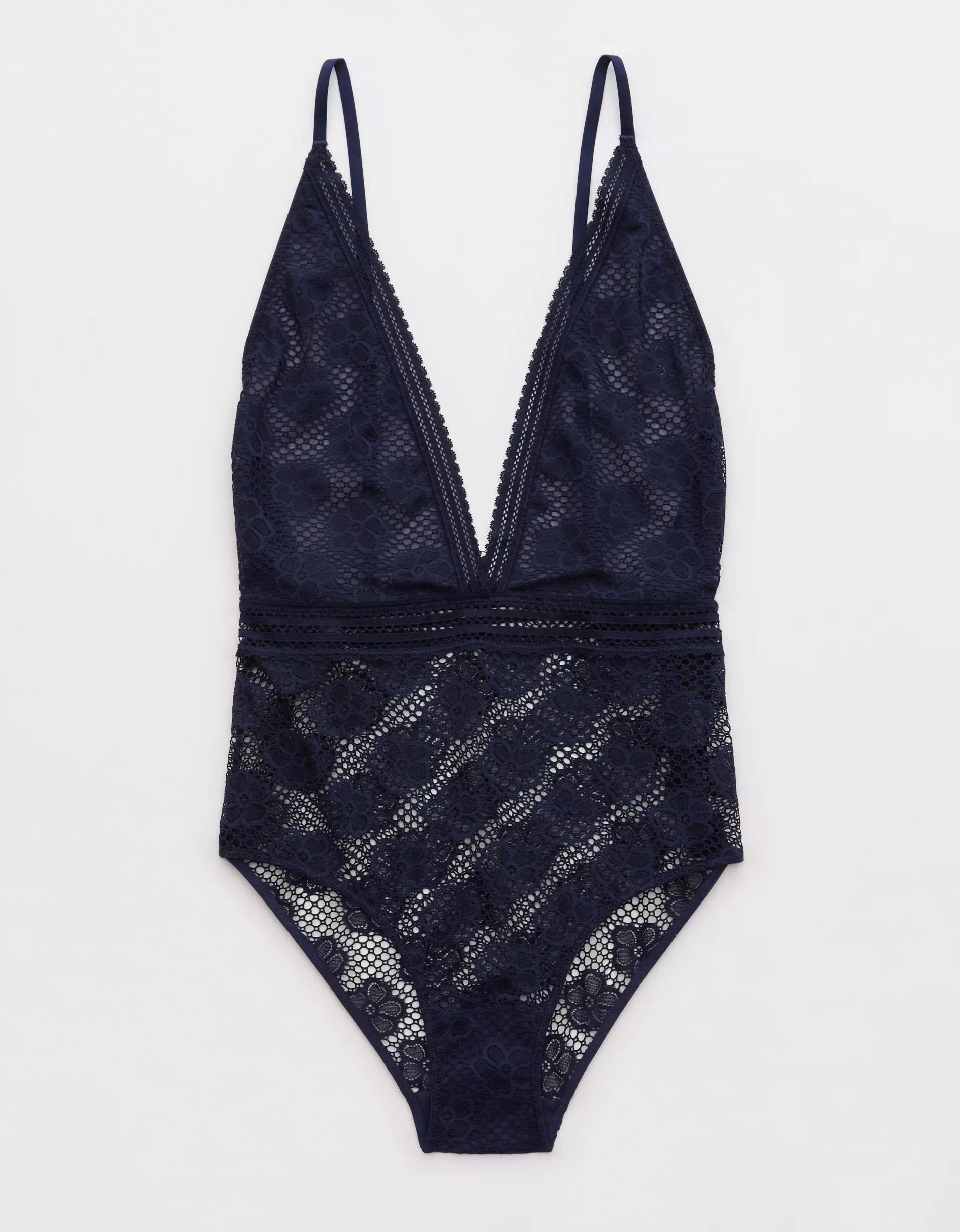 Show Off Beachside Lace Plunge Bodysuit Product Image