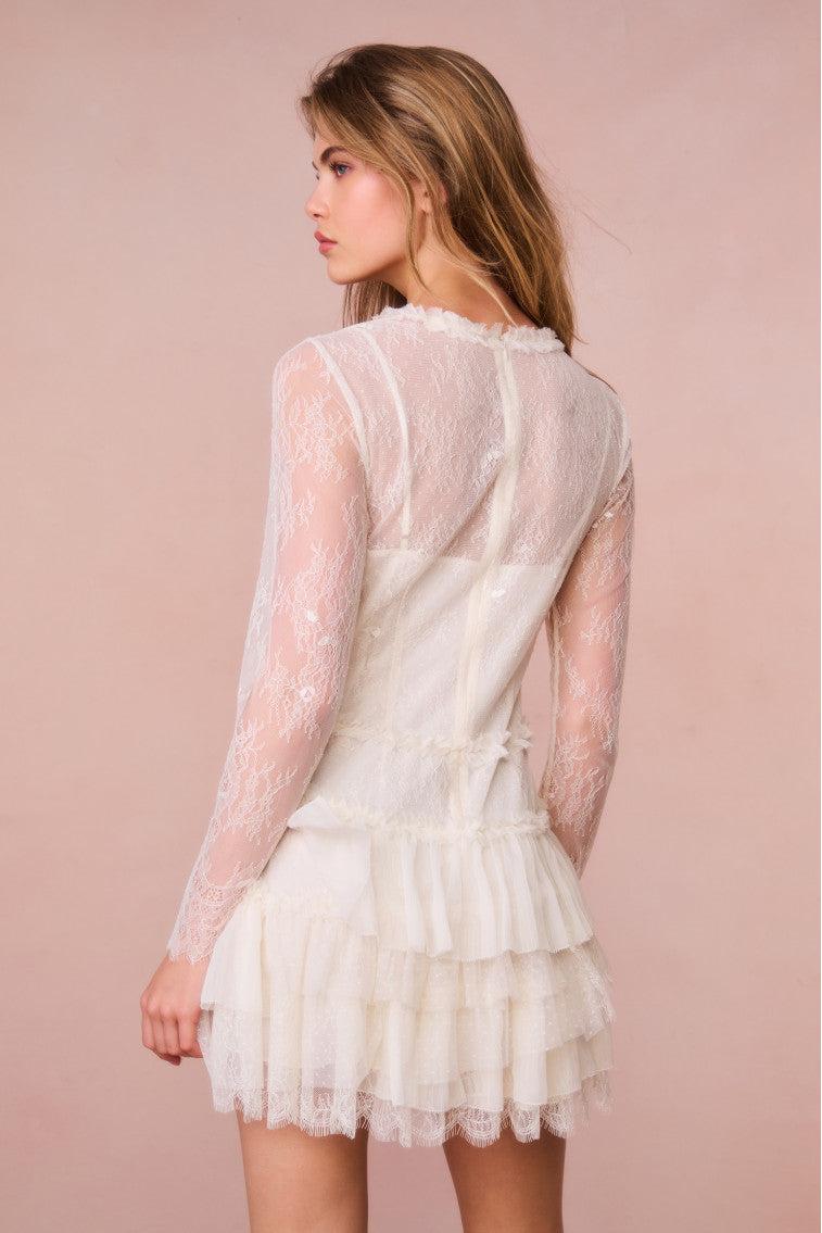 Amberleigh Lace Mini Dress Product Image