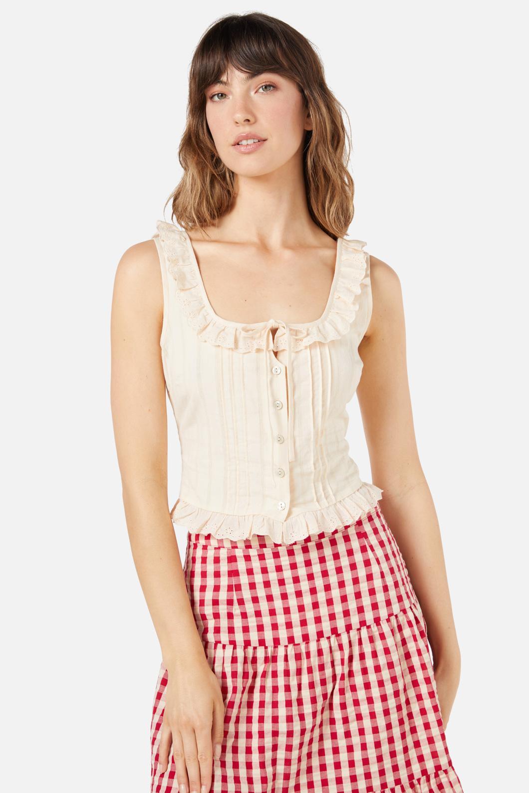 Greta Check Skirt Product Image