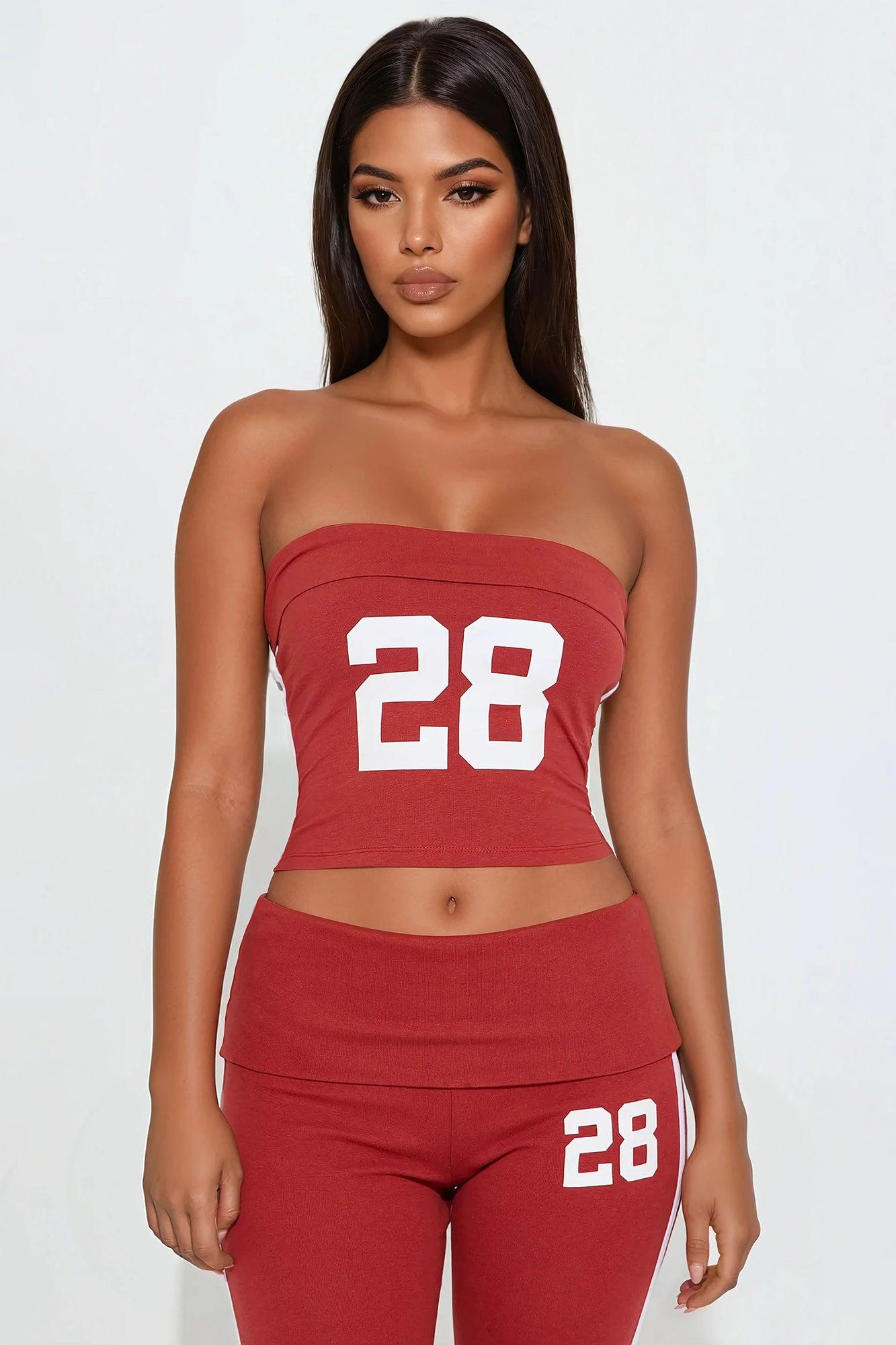 Jana 28 Pant Set - Red/combo Product Image