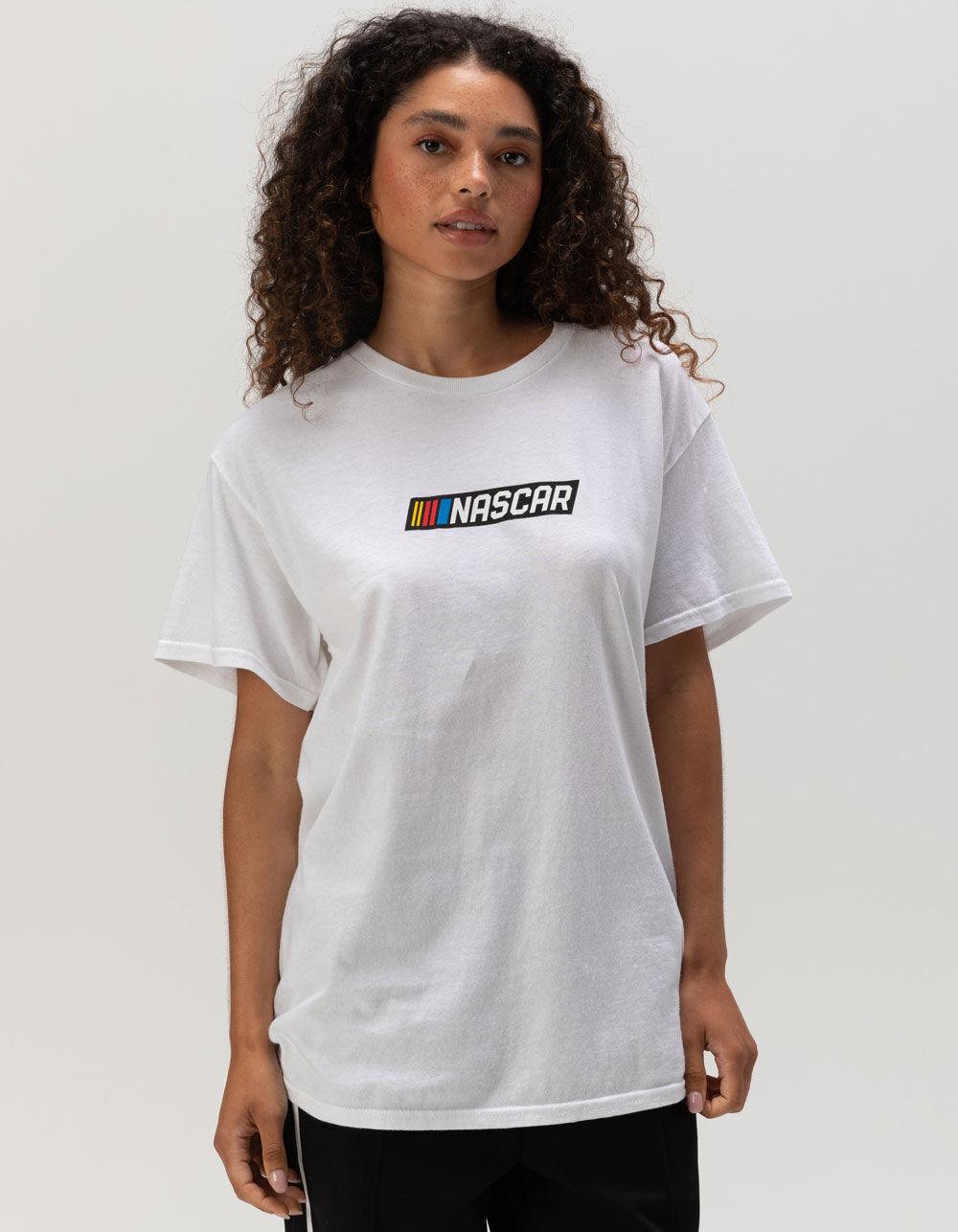 NASCAR Womens Boyfriend Tee - WHITE Product Image