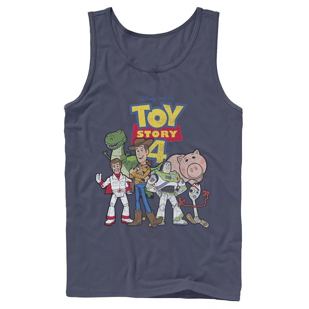 Disney / Pixar's Toy Story 4 Men's New Group Shot Movie Logo Poster Tank Top,  Product Image