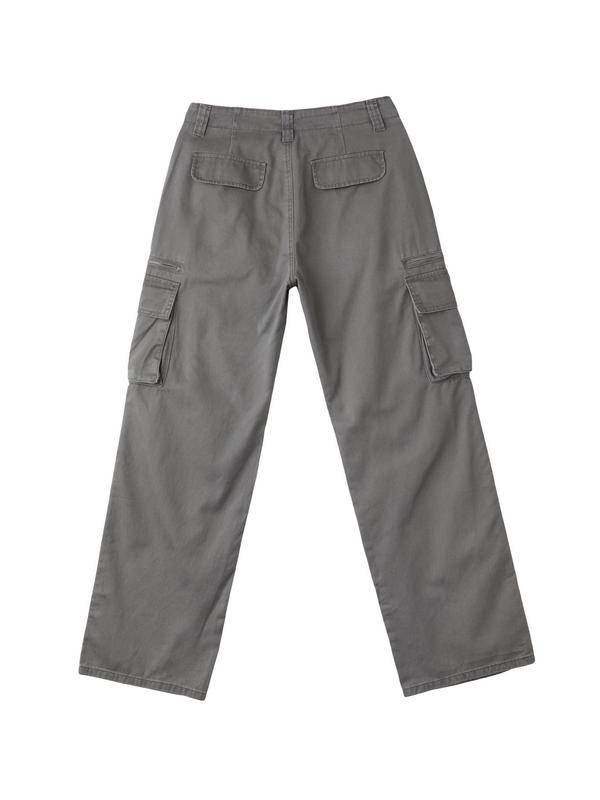 Washed Vintage Baggy Cargo Jeans Product Image