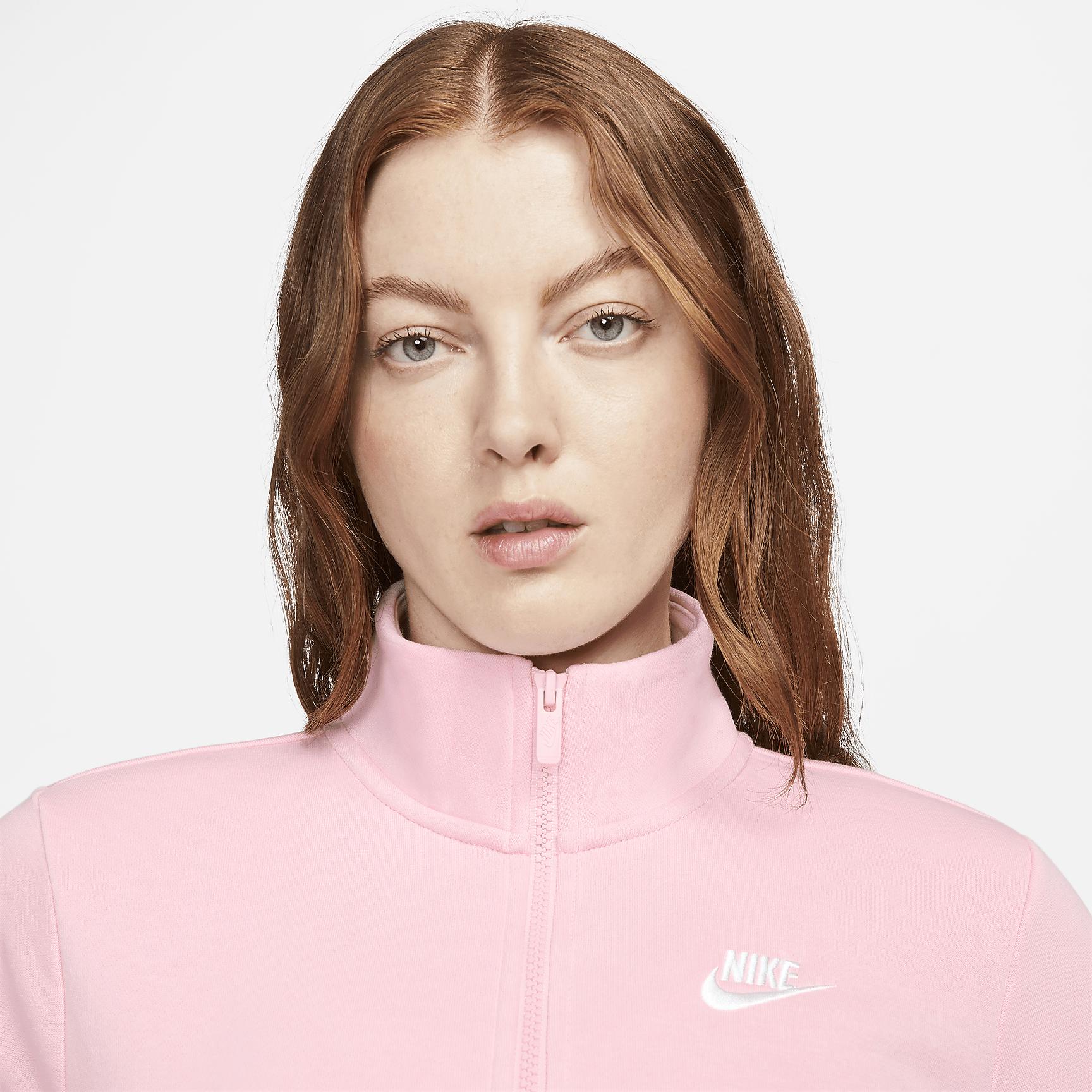 Womens Nike Sportswear Club Fleece 1/2-Zip Sweatshirt | DQ5838-690 Product Image