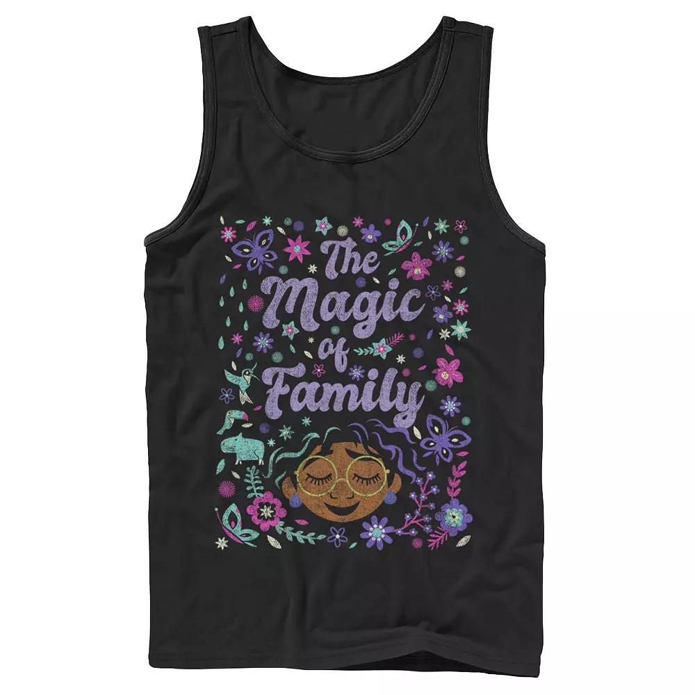 Disney's Encanto Men's The Magic Of Family Collage Poster Tank Top,  Product Image