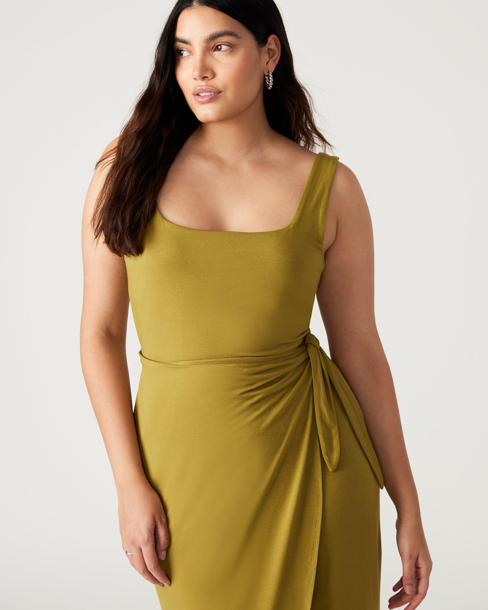 RHEA DRESS OLIVE - SM REBOOTED Female Product Image
