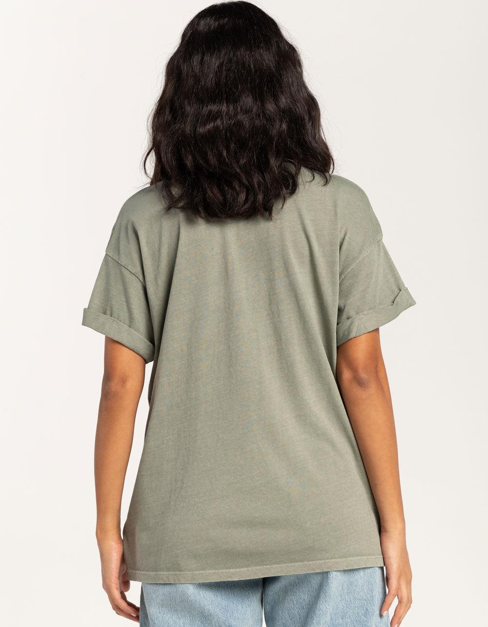 GIRL DANGEROUS Yellowstone Womens Boyfriend Tee - ARMY Product Image