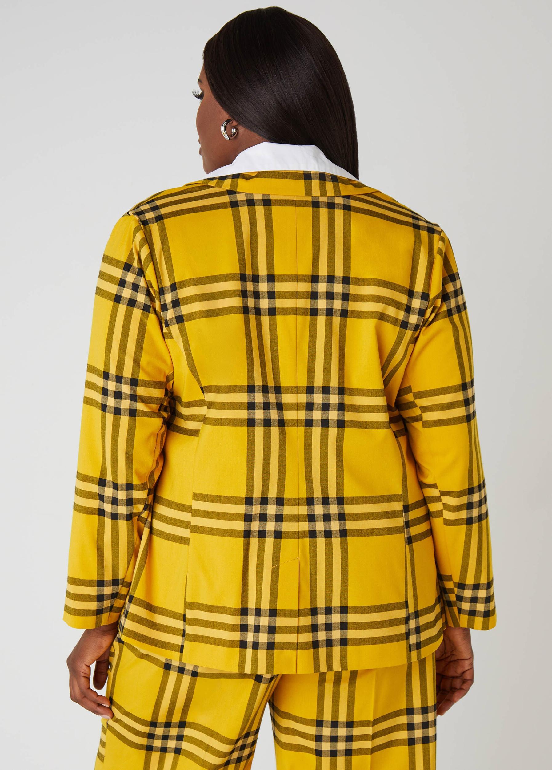 Plaid Twill Blazer Product Image