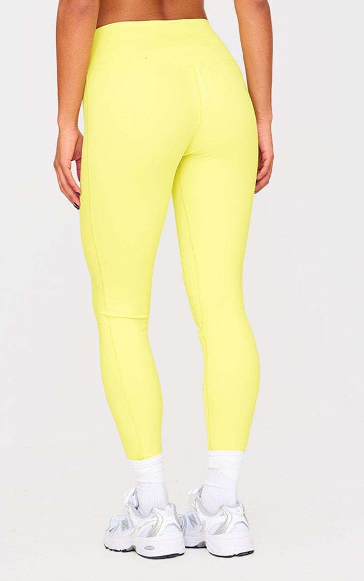 Lime Ultimate Sculpt High Waist Gym Leggings Product Image