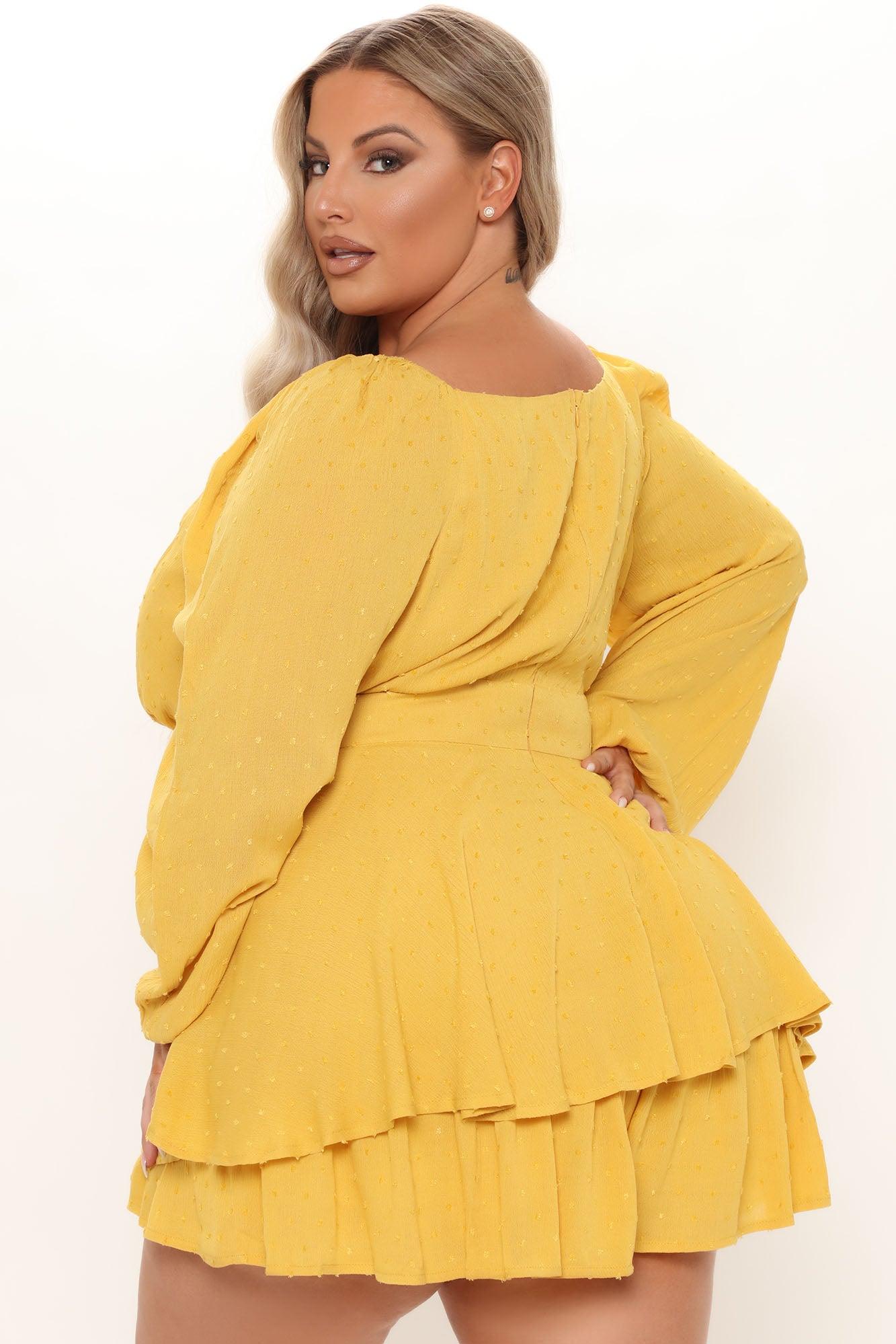 In The Game Romper - Mustard Product Image