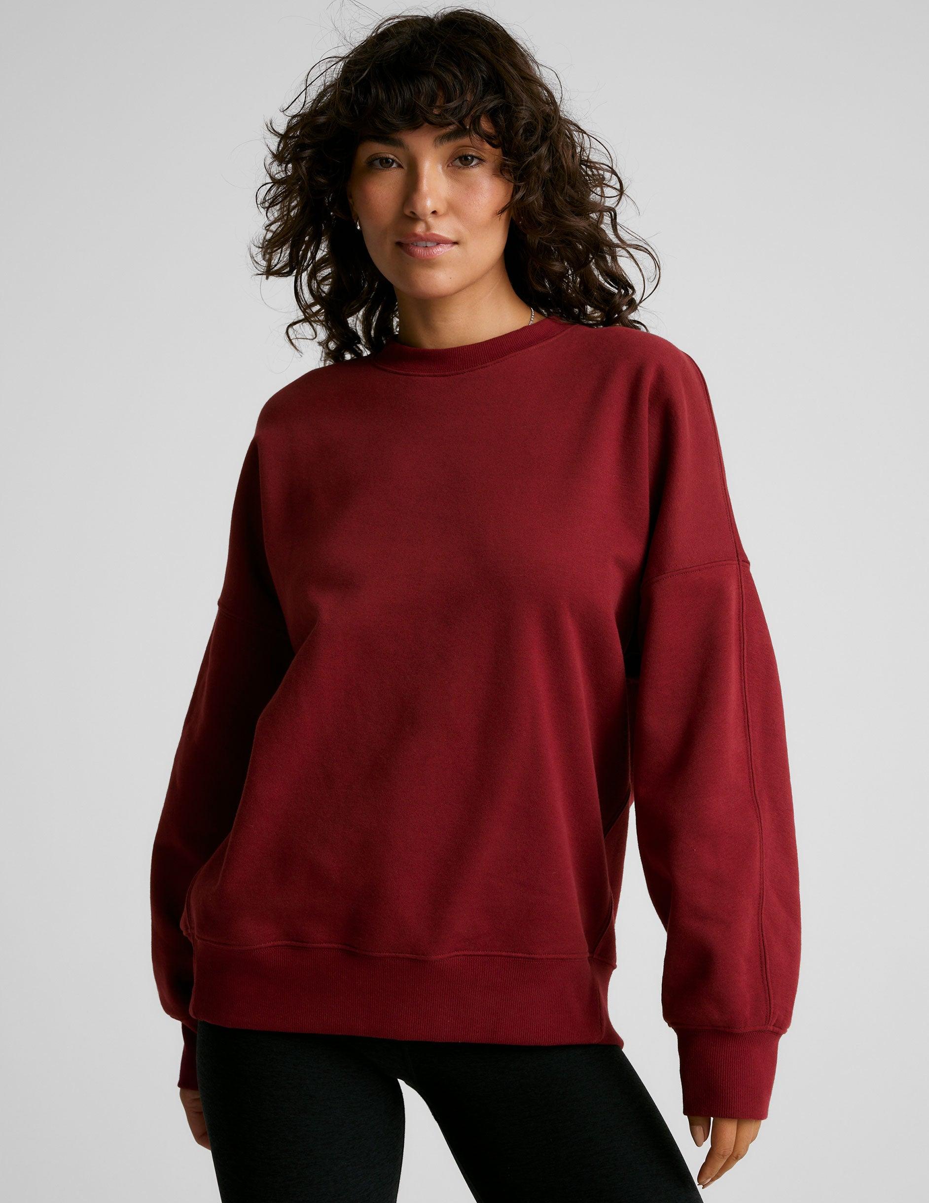 LuxeFleece Oversized Sweatshirt Product Image