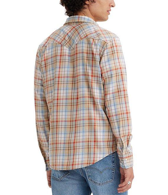 Levi's® Long Sleeve Zeke Plaid Western Shirt Product Image
