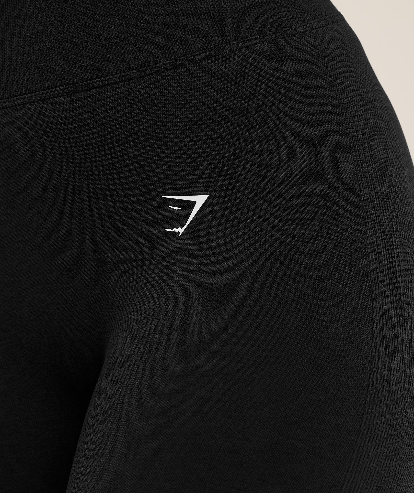 Gymshark Lift Seamless Shorts - Black/Black Marl Female Product Image