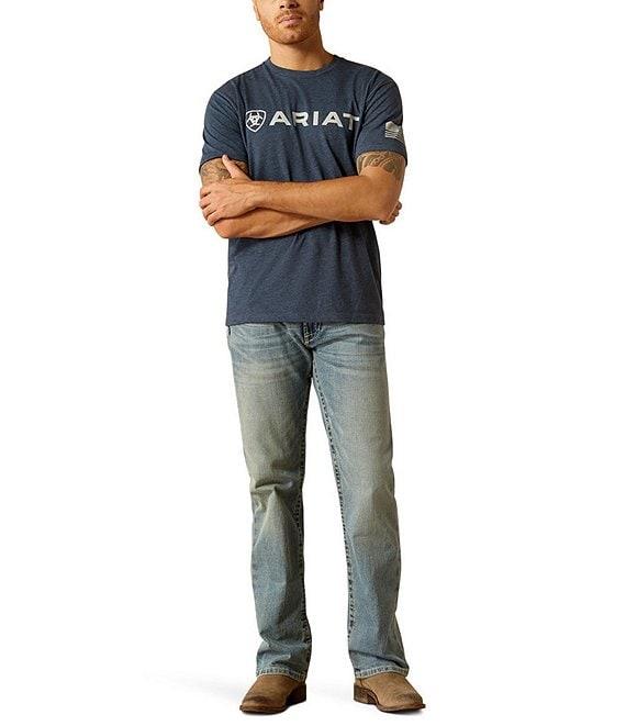 Ariat Shield Flag Short-Sleeve Logo Graphic T-Shirt Product Image