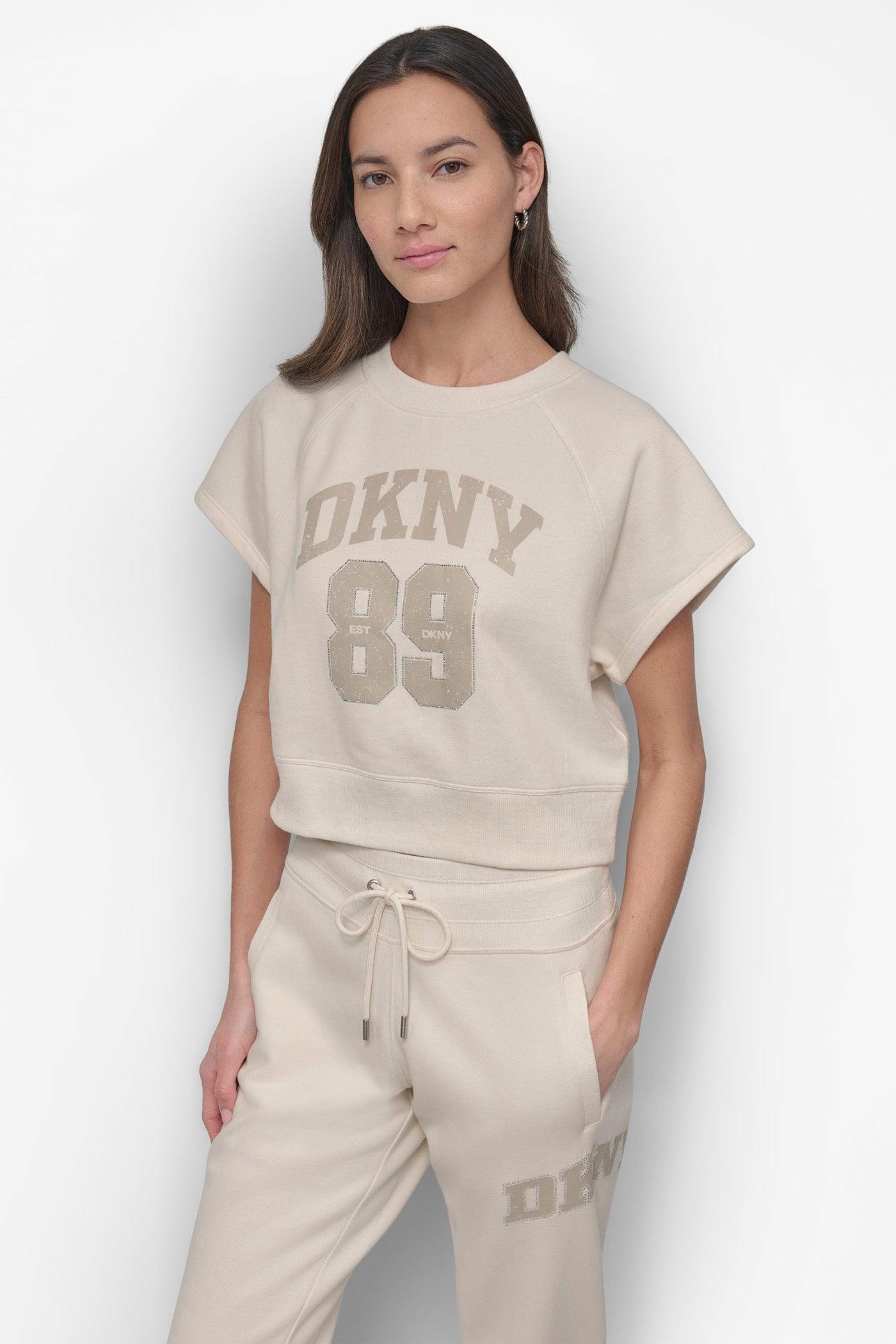 CROPPED CRYSTAL LOGO PERFORMANCE SWEATSHIRT Product Image