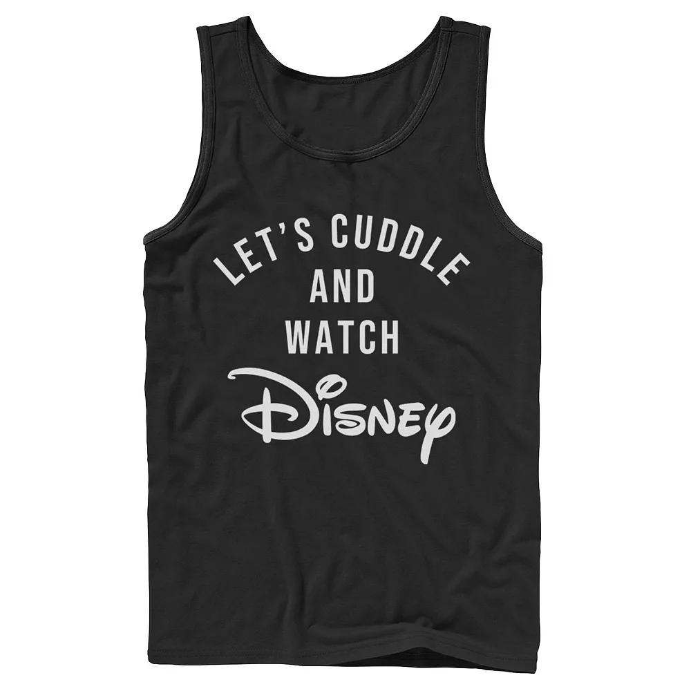 Disney's Let's Cuddle Logo Men's Tank Top,  Product Image