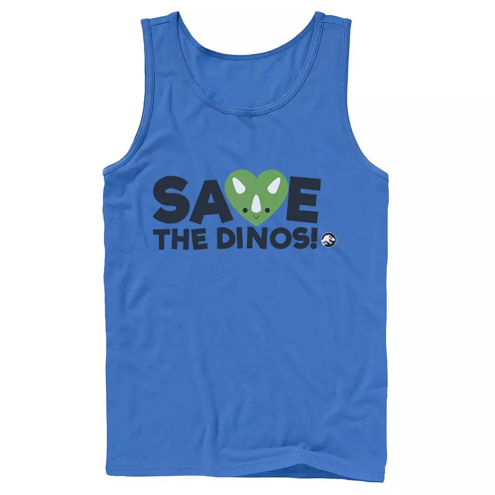 Men's Jurassic World: Fallen Kingdom Save The Dinos! Tank Top,  Product Image