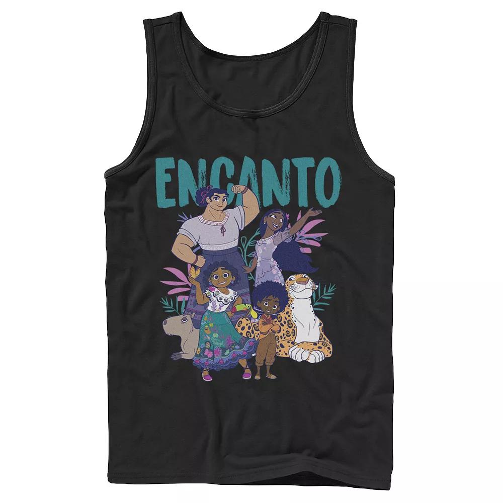 Disney's Encanto Men's Group Portrait Logo Tank Top,  Product Image