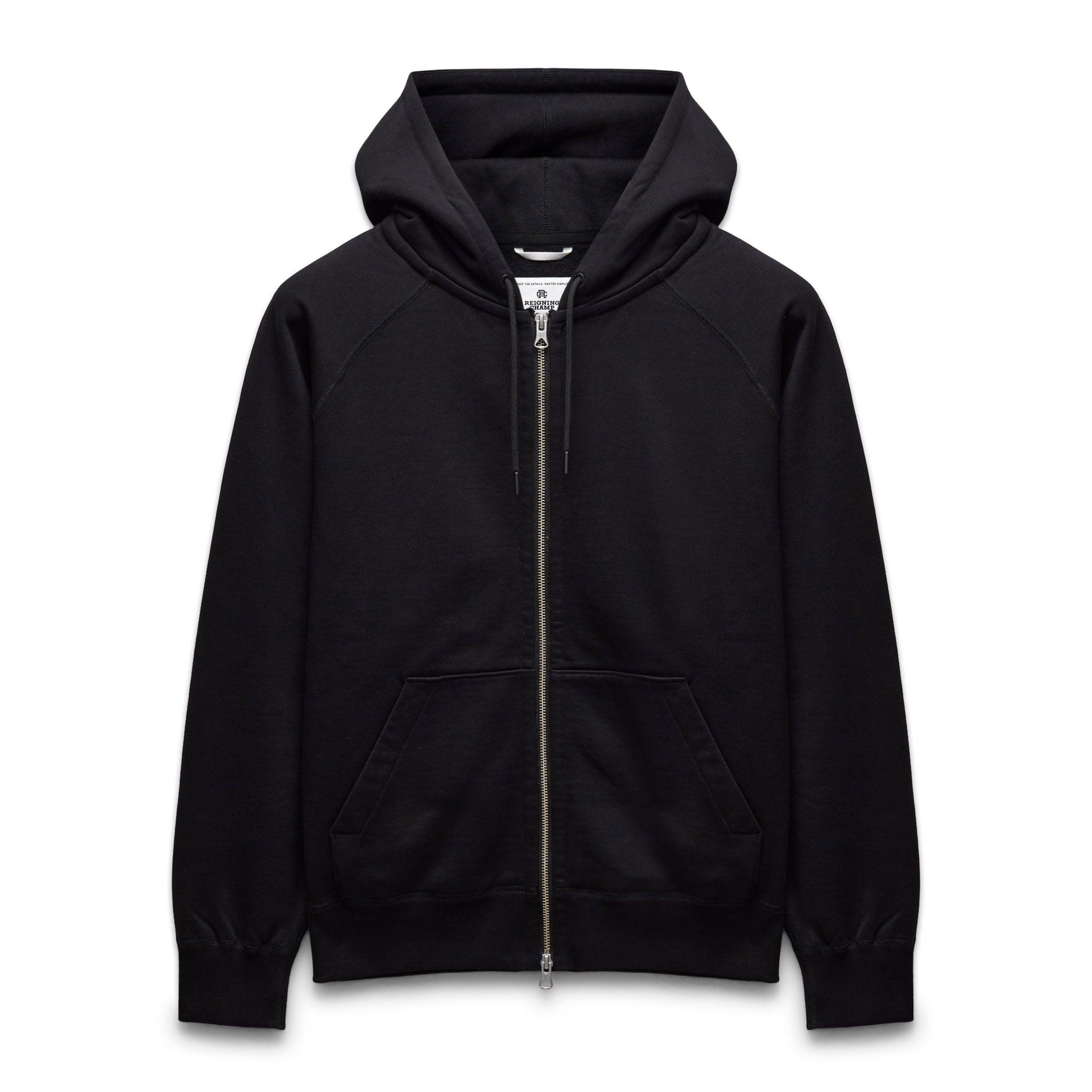 Brushed Fleece Standard Zip Hoodie Male Product Image