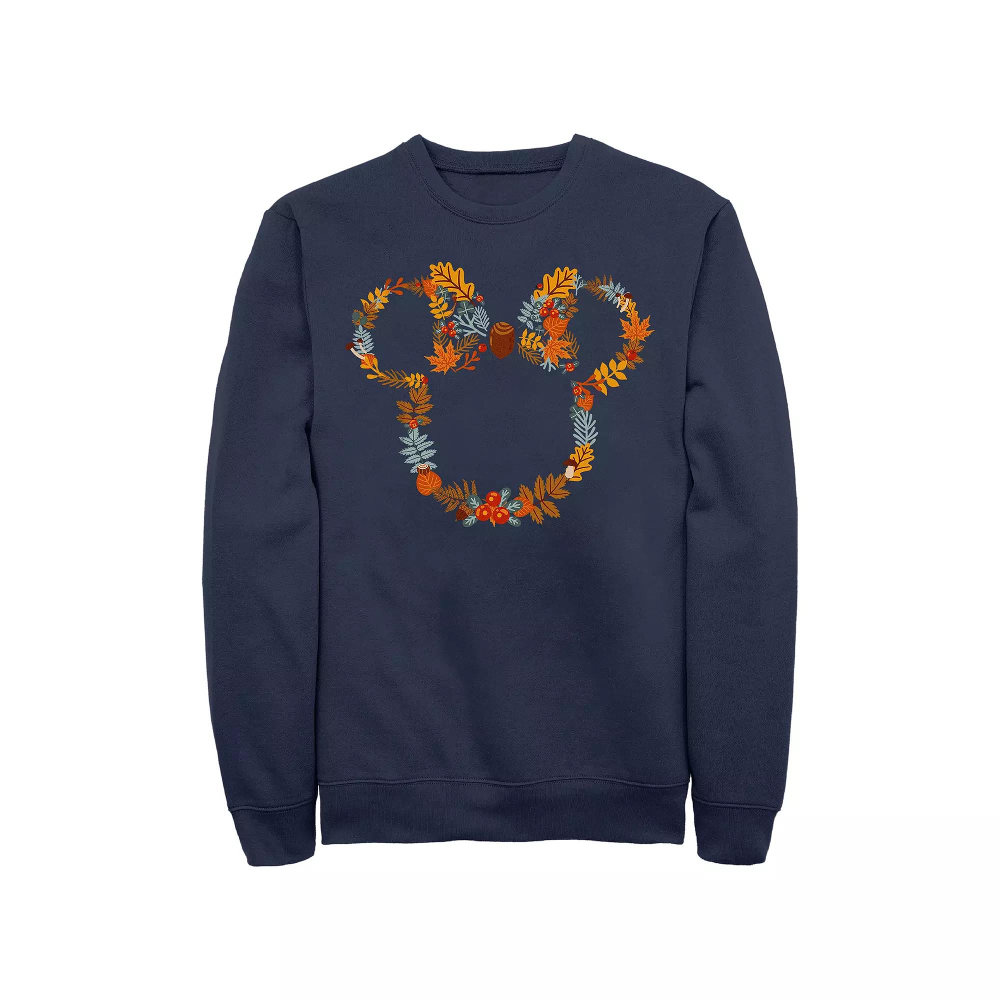Disney's Mickey Mouse Autumn Wreath Men's Graphic Fleece,  Product Image