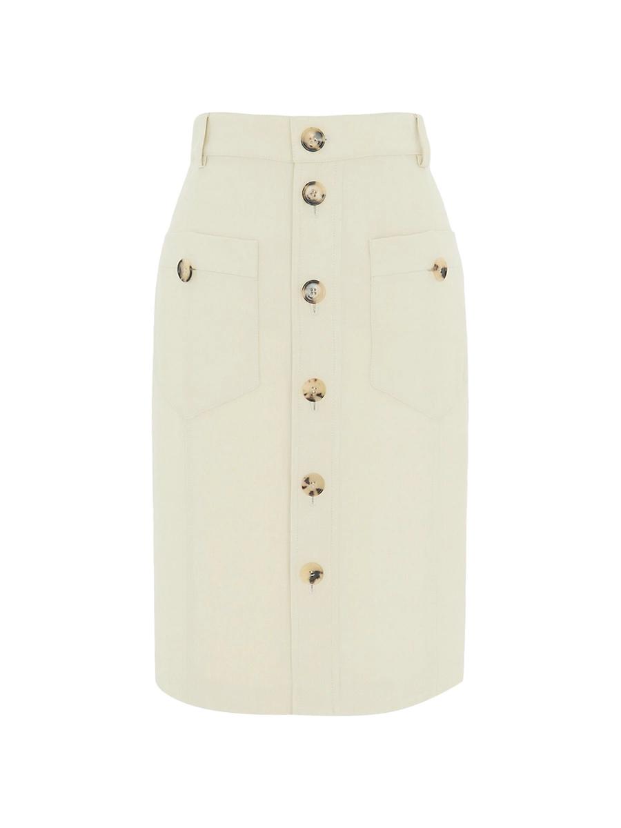 Womens Saharienne Mini Skirt in Canvas Product Image