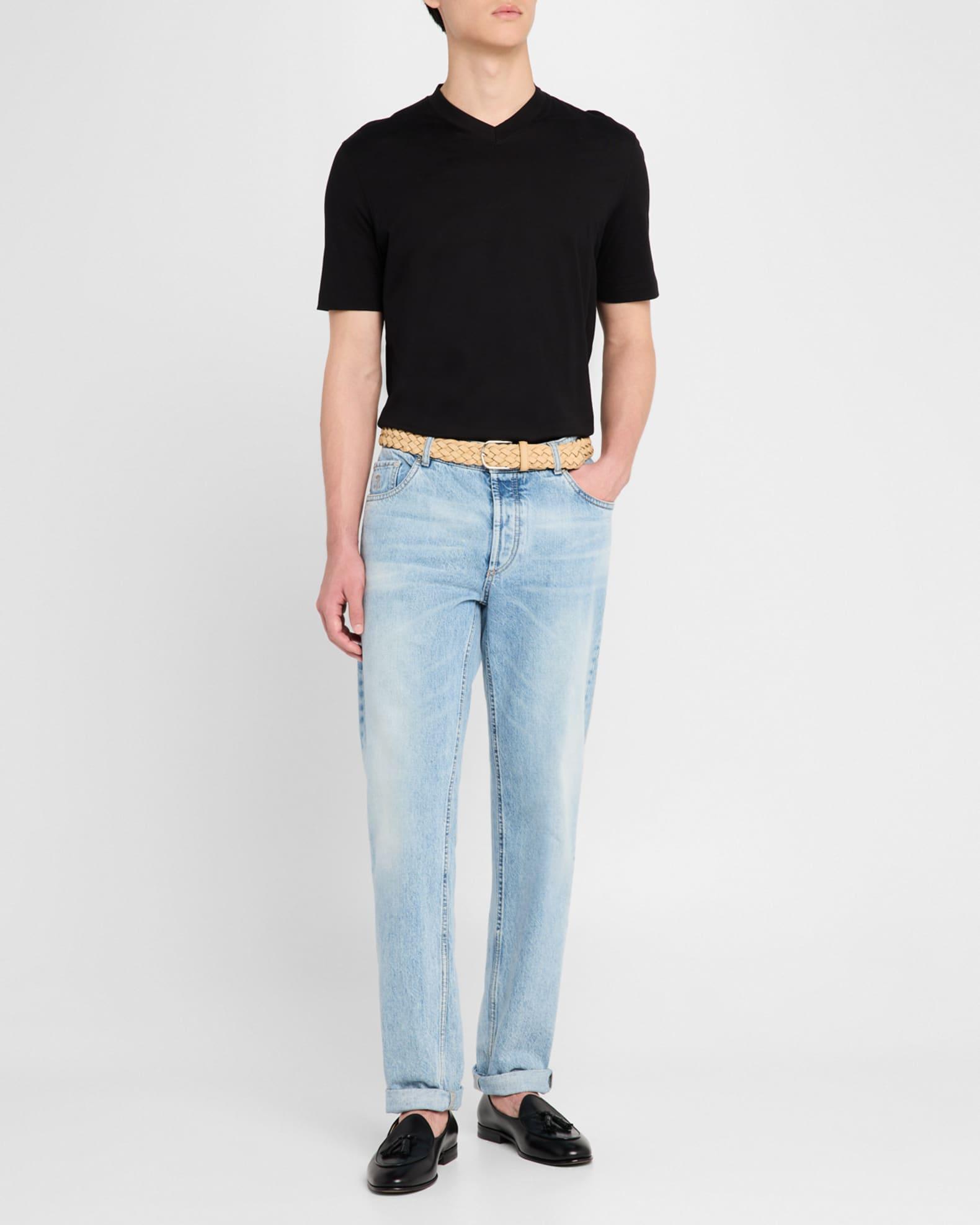 Men's Leather Tassel Loafers Product Image