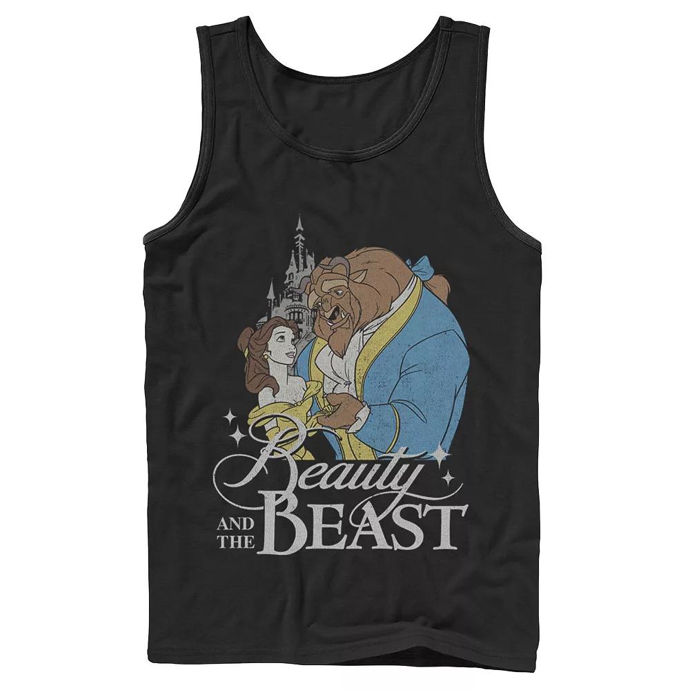 Disney's Beauty & The Beast Men's Vintage Logo Dance Tank Top,  Product Image