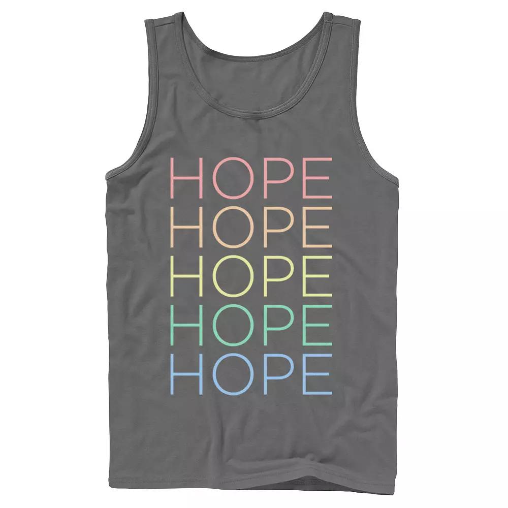 Men's Fifth Sun Hope Text Stack Tank Top,  Product Image